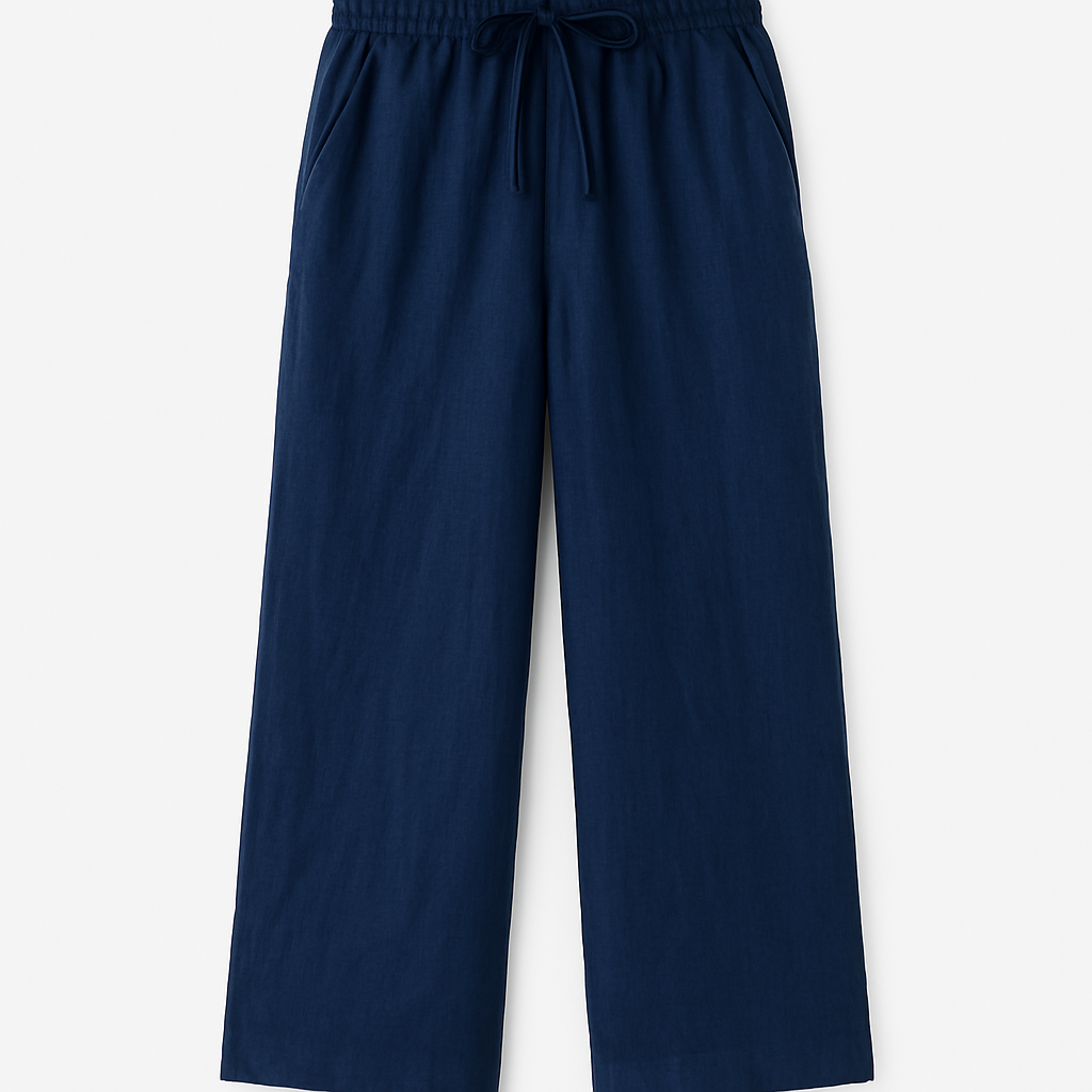 Marineblaue Leinenhose - Varnberg Hosen